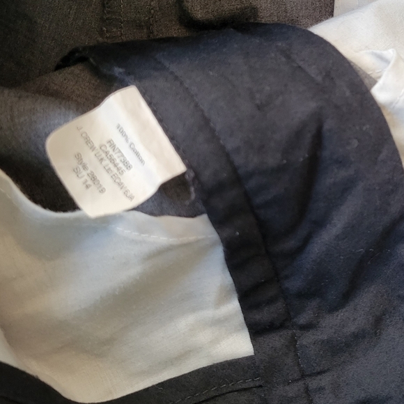 J.CREW Factory Bedford Pants Size 34 in Grey - Picture 6 of 12